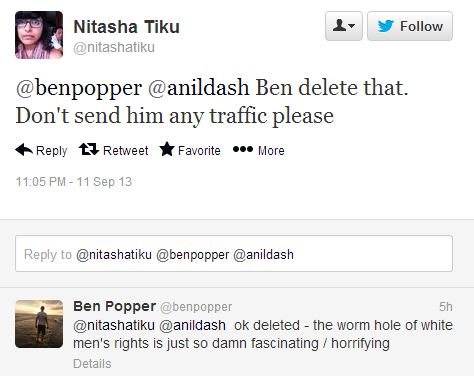 Twitter   nitashatiku  @benpopper @anildash Ben delete ...