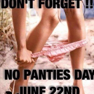 no panties day