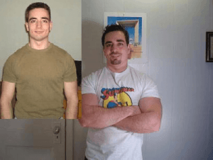 Fully bulked -- before and after