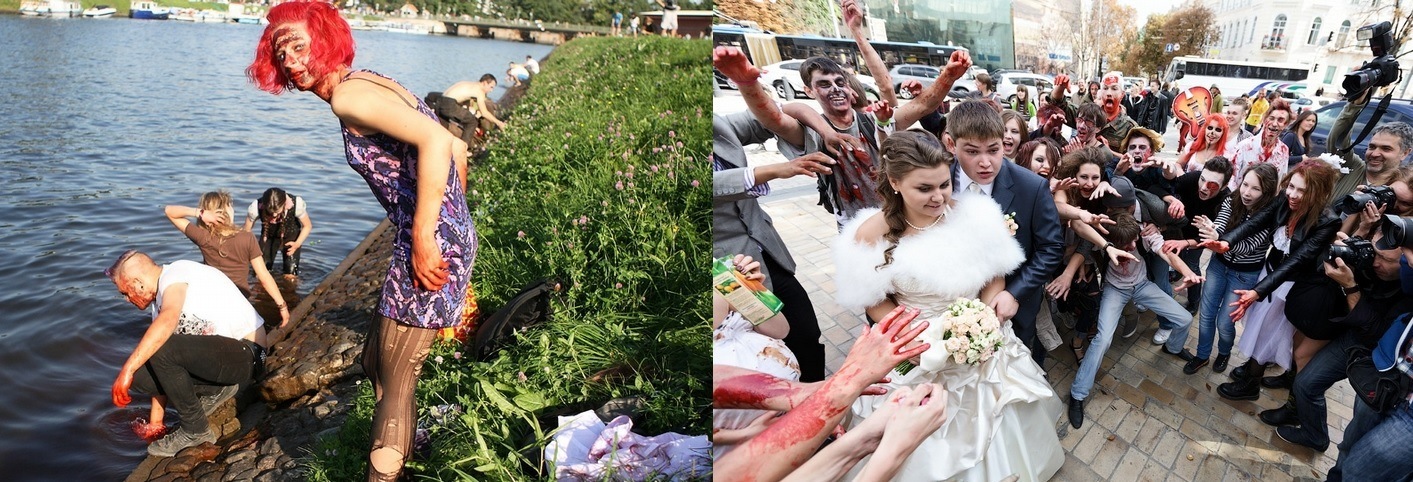 Zombie Walk in Kiev