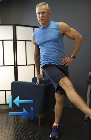 Leg swings (side to side)