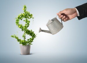 RoK - Bad debt vs good debt man watering a money plant