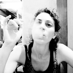 smoking woman