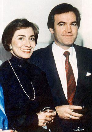 Hillary with Foster, who some say was her lover before she had him executed