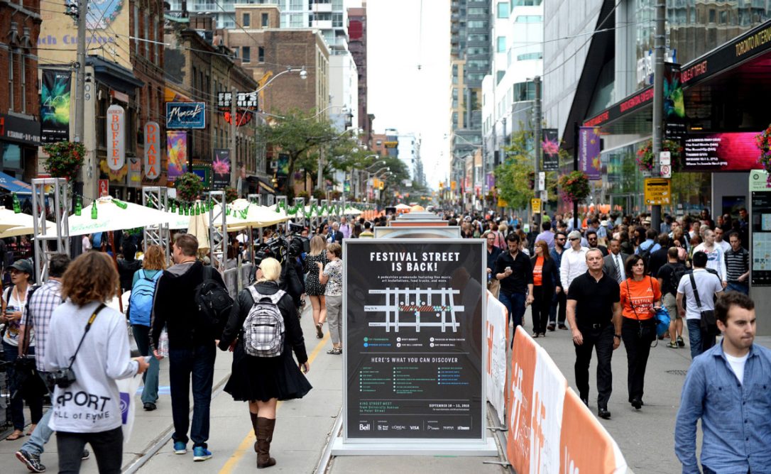 While the TIFF street festival is a new and nimble way to cross town, it is also a hotspot for deluded protesters and pesky pedlars.
