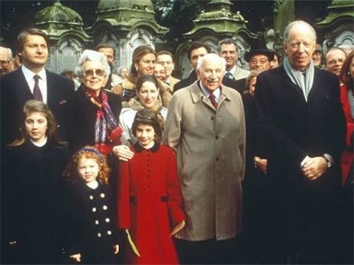 Part of the Rothschild family, where nepotism and consanguinity keep the money in