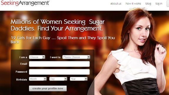 Seeking Arrangement Website Homepage